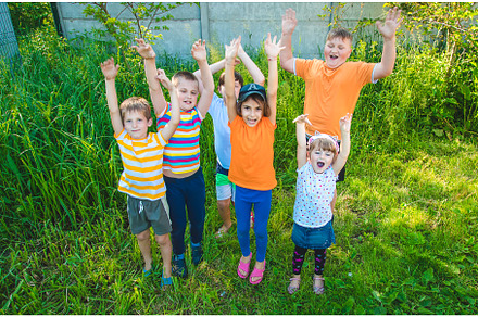 Children are having fun together on, a Person Photo by yanadjana