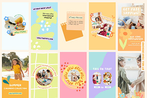 Tiny Tots Story Templates Canva