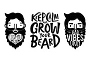 Big bearded set, an Animal Illustration by JULYMILKS (Thumbnail 2 of 5)