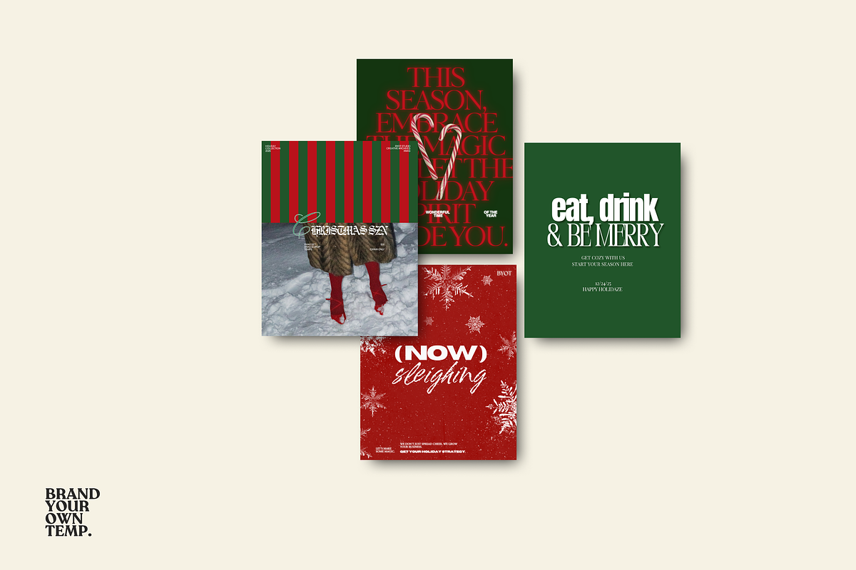 YULETIDE CHRISTMAS CANVA TEMPLATE preview 7