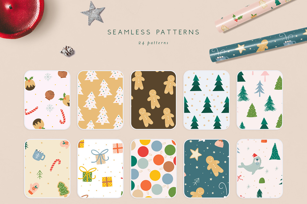 Holly Jolly Mini Holiday Collection, a Pattern Graphic by 7th Avenue Designs (Photo 8 of 8)