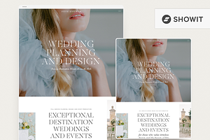 Showit Website Template- Fte Events