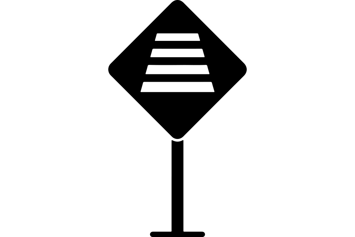 Road construction and traffic sign, a Transportation Illustration by jahid234 (Photo 6 of 13)