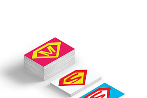 Superhero Business Card Templates