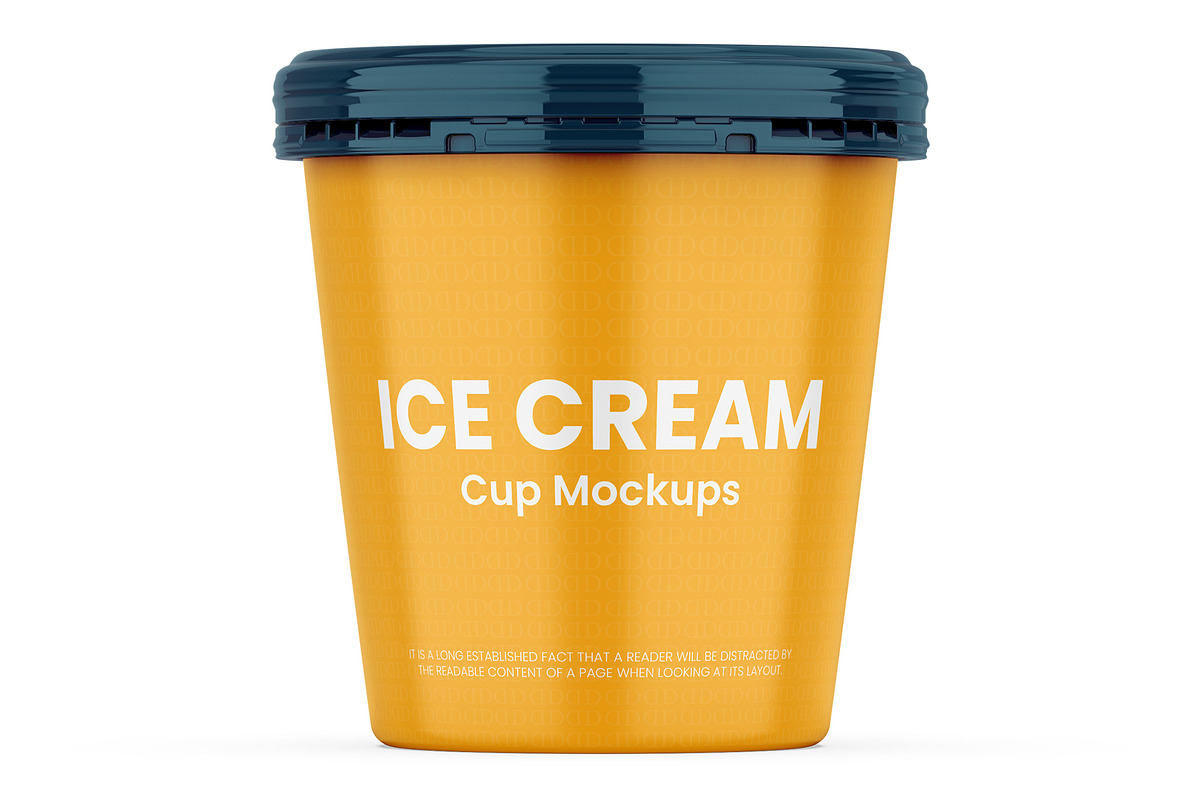 Ice Cream Cup Mockup, a Mockup by Designbuys (Photo 2 of 2)