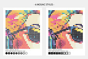 Multi Shape Mosaic Photoshop Action, an Action Add-On by DesignRocket (Thumbnail 4 of 10)