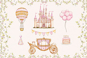 Magic Kingdom Pink clip art, a Decorative Illustration by Ekaproeka (Thumbnail 2 of 6)