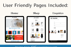 Ecommerce Gift Shop Web Template