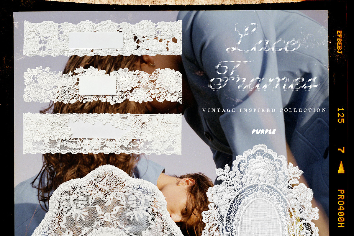 Lace Frames: Vintage Inspired Set, an Object Graphic by Purple (Photo 8 of 10)