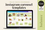 Instagram Carousel Templates, a Social Media Template by Brand Spanking You (Thumbnail 1 of 9)
