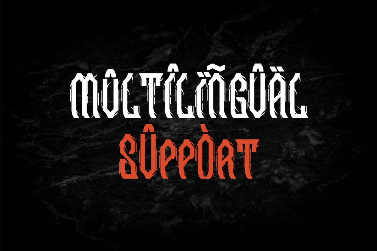 Vetlicaz - Blackletter Font, a Blackletter Font by Dhabee (Photo 11 of 12)
