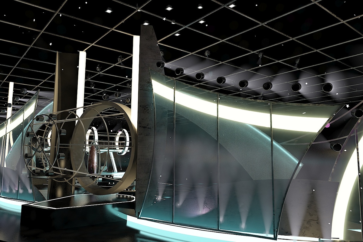 TV Studio Entertainment Set 1, an Architecture 3D Model by akerStudio (Photo 15 of 26)