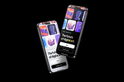 iPhone 16 Pro - 24 Mockups Scenes, an iPhone Mockup by Asylab (Thumbnail 55 of 58)