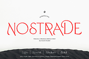 Nostrade, a Serif Font by Aluyeah Studio (Thumbnail 1 of 15)