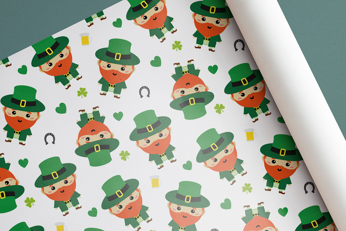 St Patrick's day patterns set, a Pattern Graphic by Swetsol (Photo 4 of 6)