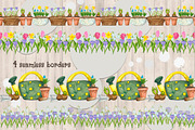 Spring bulbous flowers watercolor, an Object Illustration by DemiLena (Thumbnail 6 of 12)