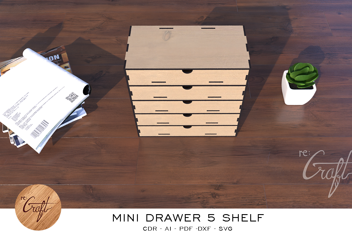 Desk Organizer 5 Drawers, a Templates & Theme by StanleyTirtoutomo (Photo 7 of 7)