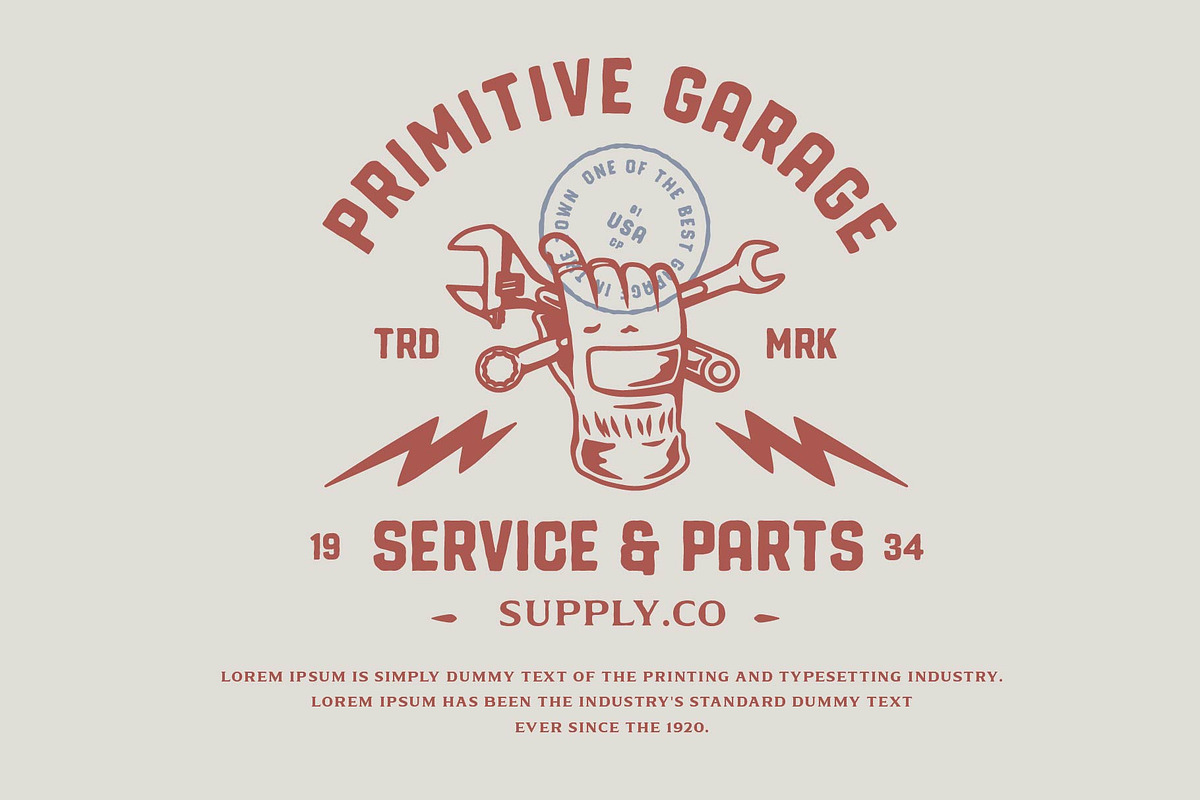 Bystone - Vintage Display Sans Serif, a Sans Serif Font by Illustraly Design (Photo 6 of 7)