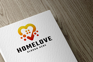 Home Love Trusted Care Logo, a Branding & Logo Template by Design_Planet