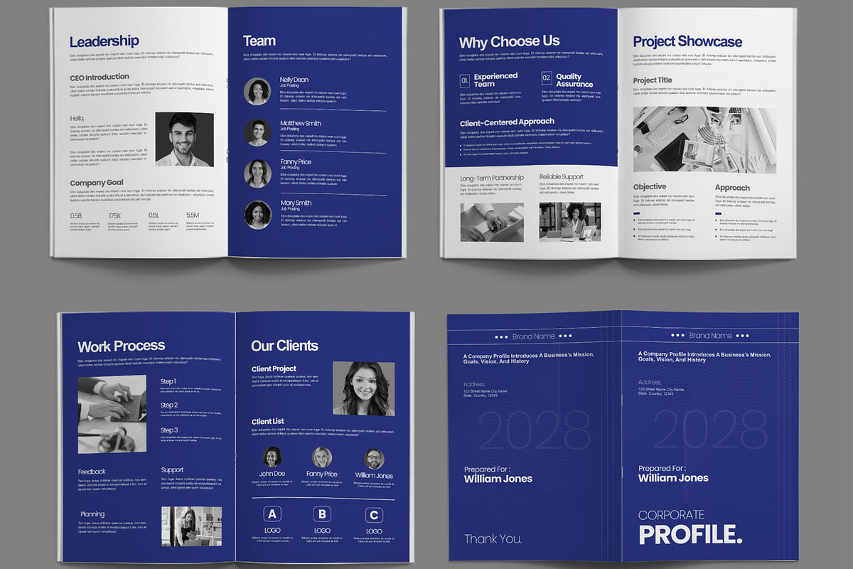Modern Company Profile Identity, a Brochure Template by ContestDesign (Photo 3 of 3)