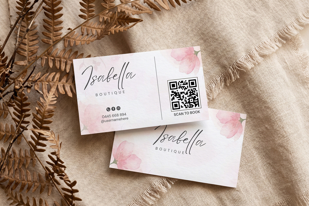 Boutique Business Card Canva, a Business Card Template by Arslan (Photo 5 of 7)