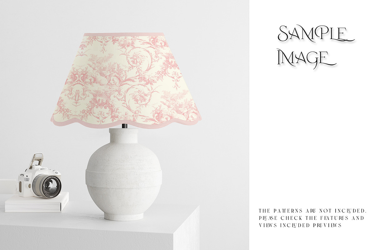Scalloped Lampshade Mockups, a Mockup by mock-ups (Photo 19 of 22)