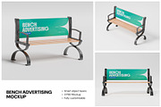 Bench Advertising Mockup, an Advertising Mockup by Budogol Studio (Thumbnail 1 of 4)
