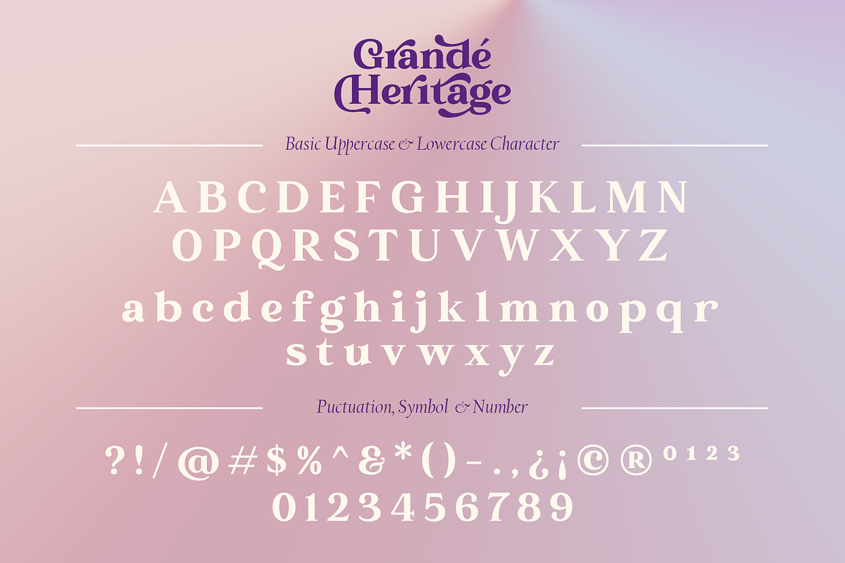 Grande Heritage, a Serif Font by Godbless Studio (Photo 9 of 19)