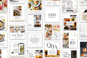 Restaurant Social Media Templates