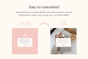 Blogger Instagram Template Canva