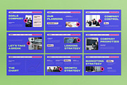 Blue Business Plan Google Slide, a Presentation Template by graphicook (Thumbnail 3 of 5)
