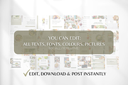 250 Food Themed Instagram Templates, a Social Media Template by SociallyyCreative (Thumbnail 4 of 10)