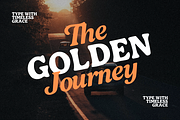 Adelora Flint – Retro Display Font, a Script Font by Creacy Studio (Thumbnail 2 of 9)
