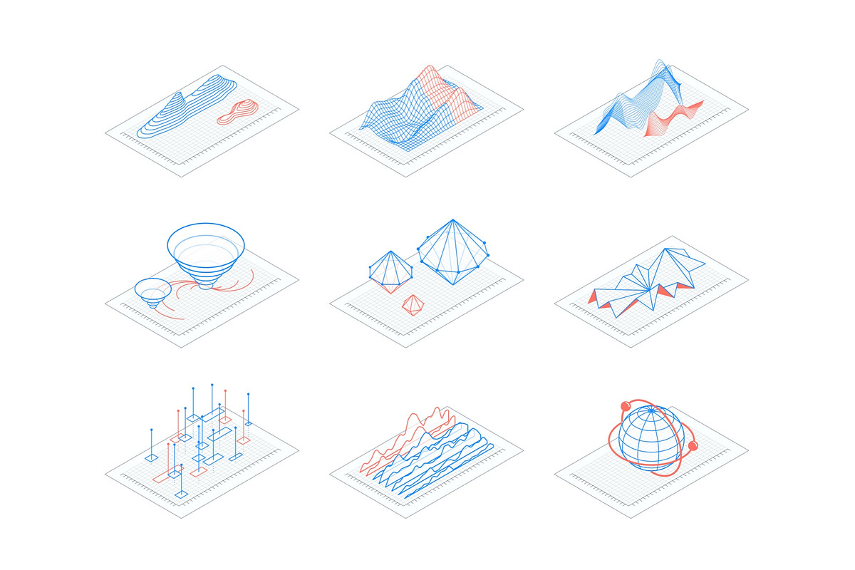 Vector chart and graphs, an Object Graphic by Selektor