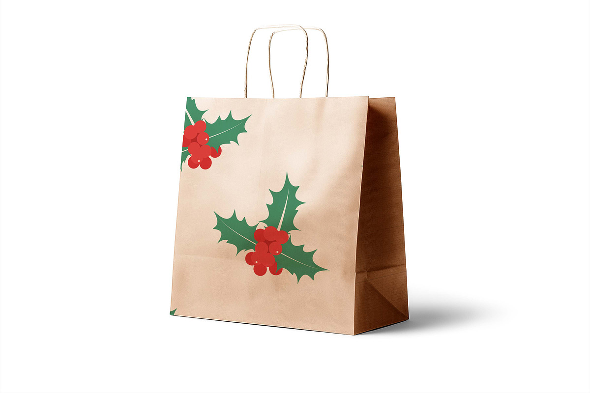 Holly Berries Seamless Pattern, a Pattern Graphic by Viktorijareut (Photo 4 of 5)