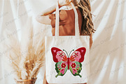 Crochet Valentines Butterfly Png, an Illustration by Dream Creation (Thumbnail 4 of 5)