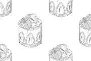 Strawberry cake, a Decorative Illustration by Zhemchuzhina (Thumbnail 5 of 5)