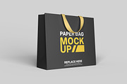 High Quality Paper Bag Mockup, a Product Mockup by LOGTURNAL (Thumbnail 3 of 4)