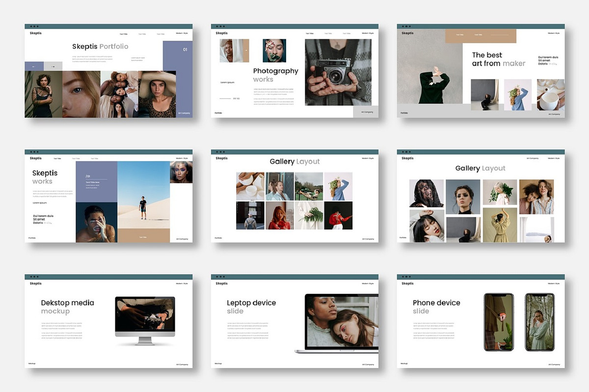 Skeptis - Business Google Slide Temp, a Presentation Template by Dens Creative Studio (Photo 4 of 6)
