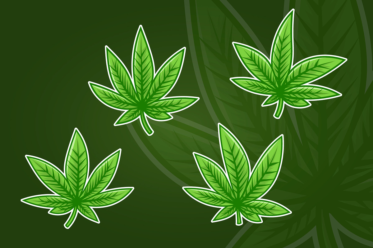Vintage Cannabis Hemp Collection, an Object Graphic by dreamwaves
