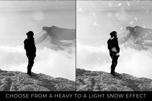 10 Realistic Photoshop Snow Brushes