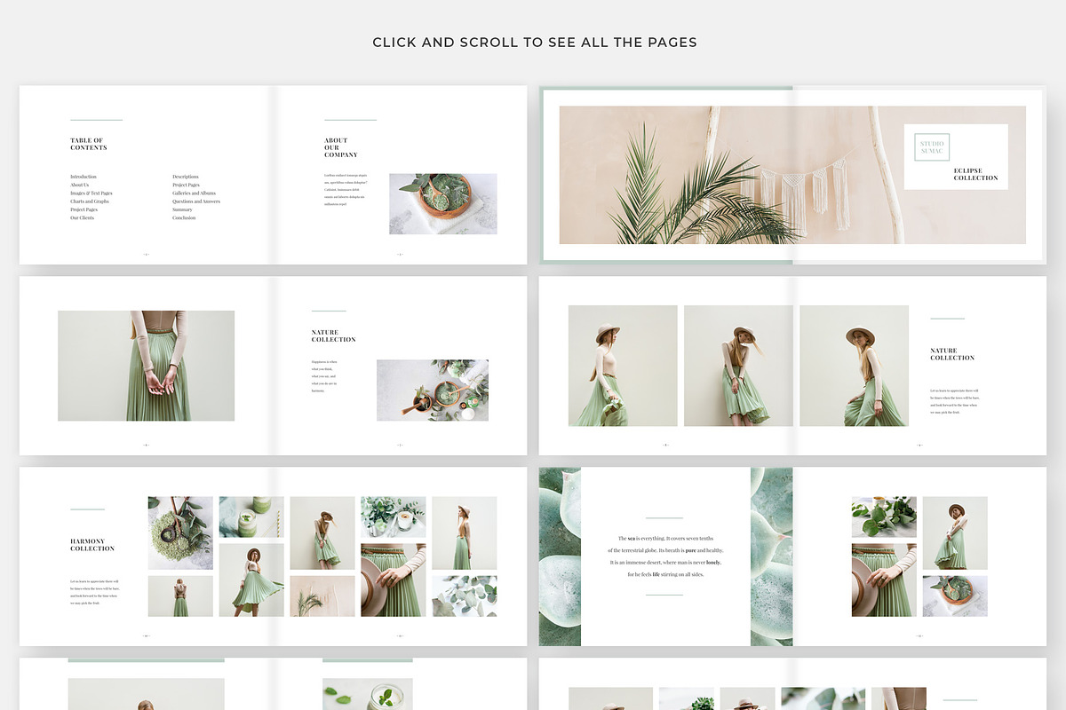 Ginkgo Brochure Template, a Brochure Template by Studio Sumac (Photo 5 of 5)