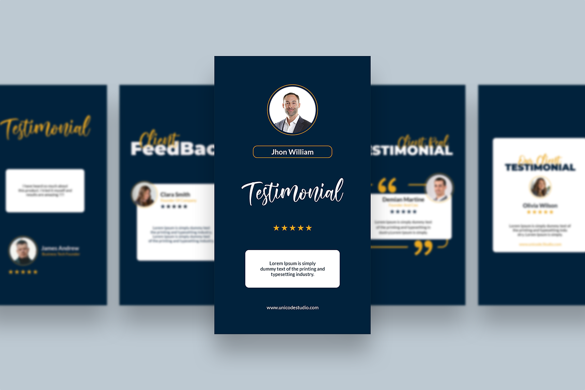 Client Testimonial - Instagram Story, a Social Media Template by UnicodeID (Photo 3 of 4)