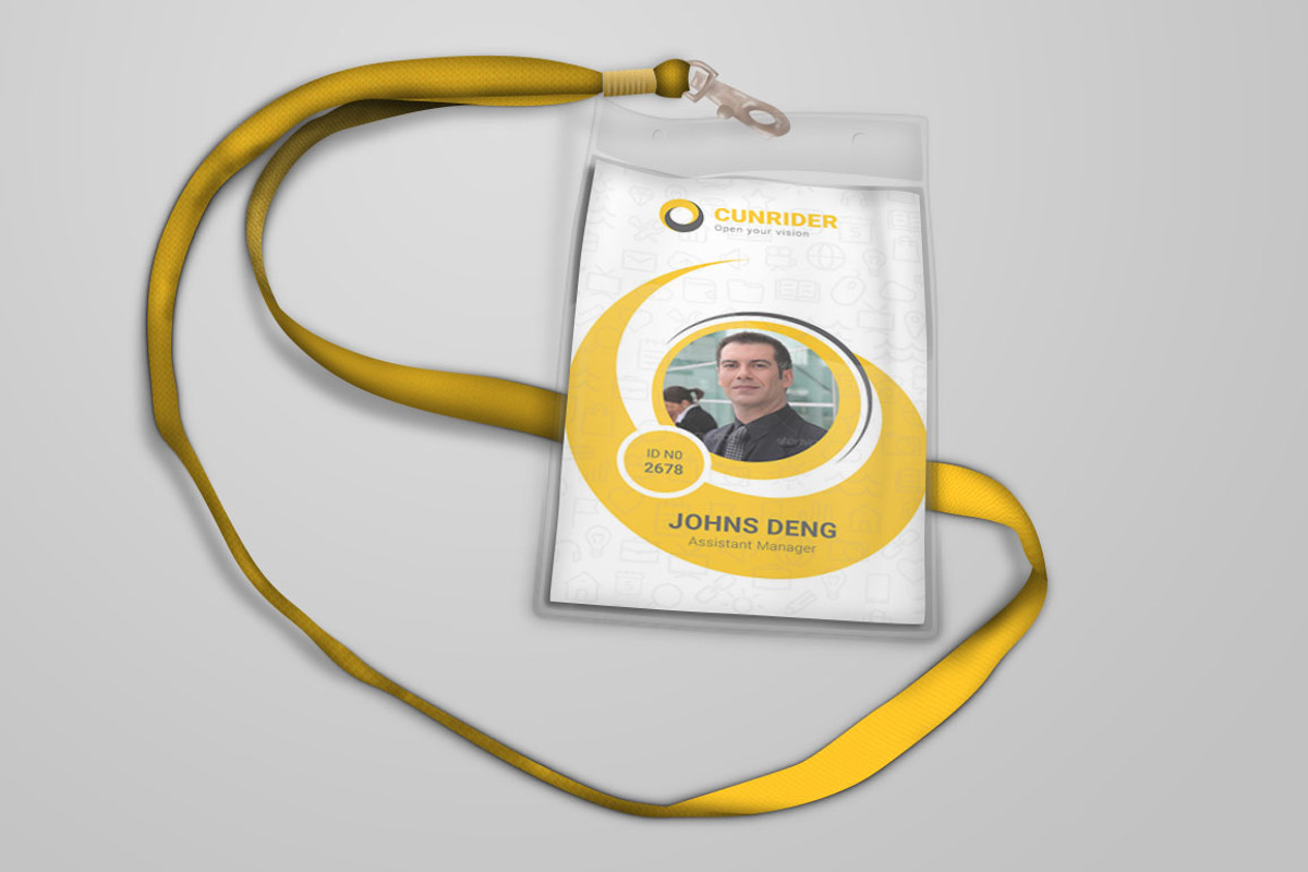 Content Marketing Office ID Card, a Card Template by Dotnpix (Photo 3 of 5)