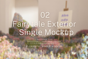 Fairytale Single 02 Flowerful Canvas