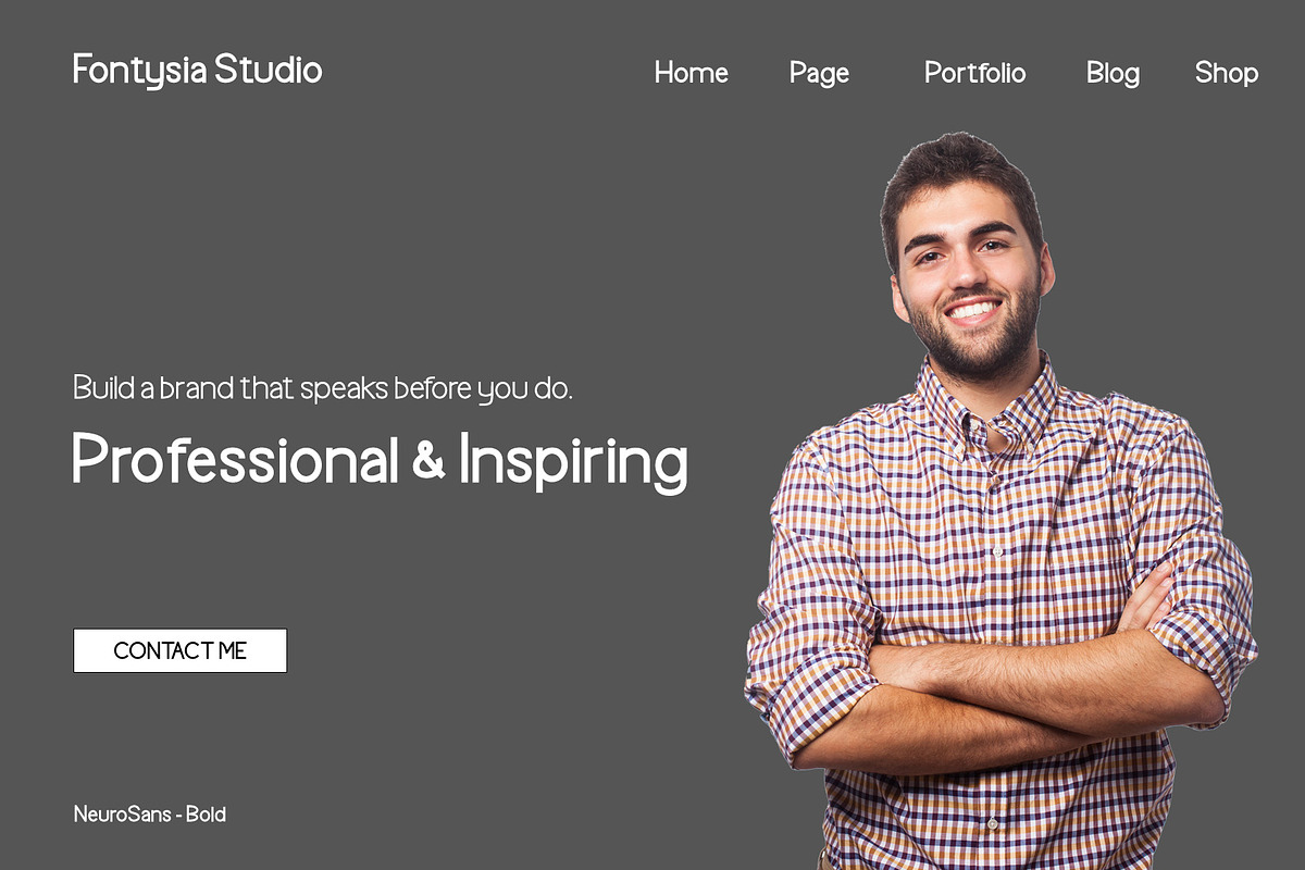 NeuroSans - Sans Serif Family Font, a Sans Serif Font by Yuby Creative (Photo 3 of 6)
