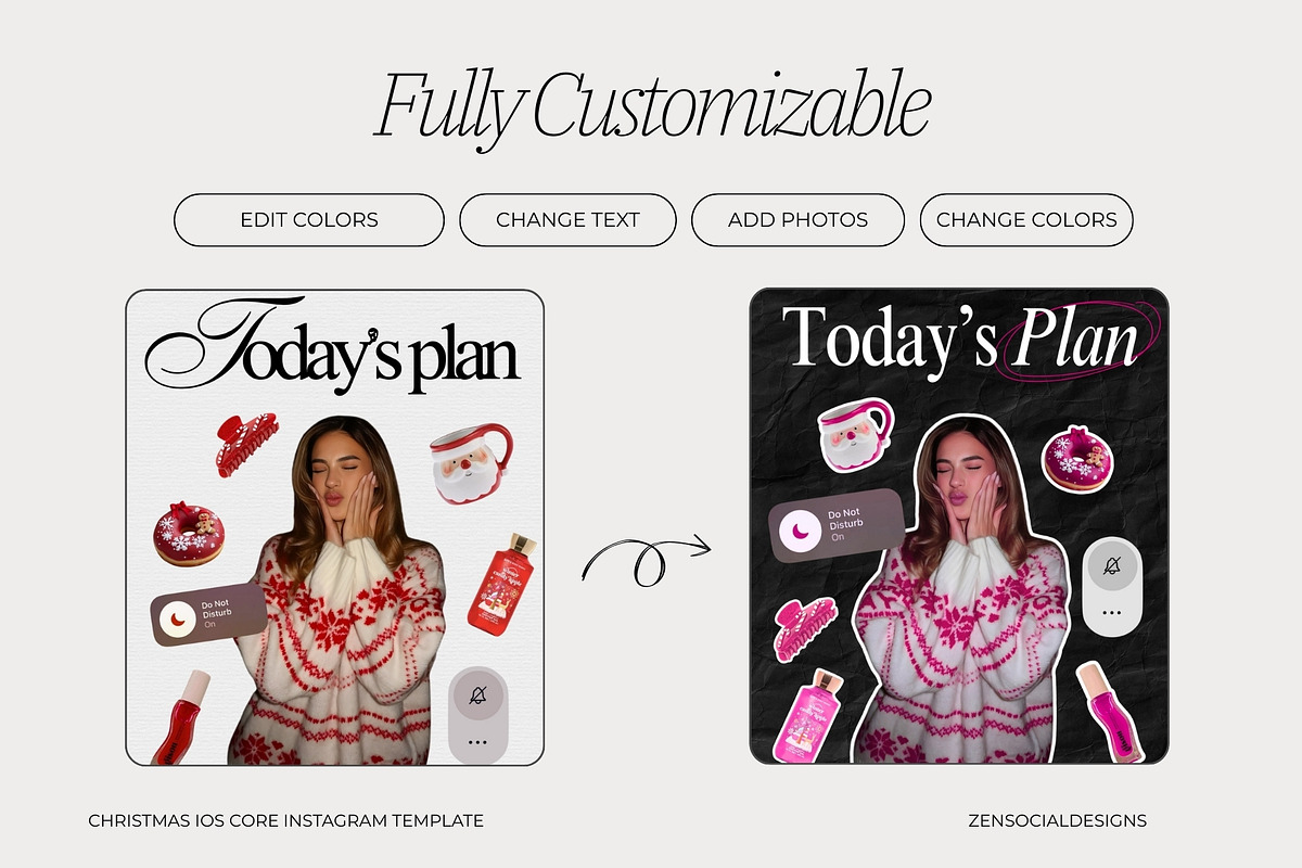 Christmas iOS Core Template, a Social Media Template by ZenSocialDesigns (Photo 6 of 9)