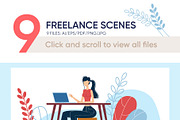 Freelance Vector Scenes, a Person Illustration by Tera Vector (Thumbnail 2 of 2)
