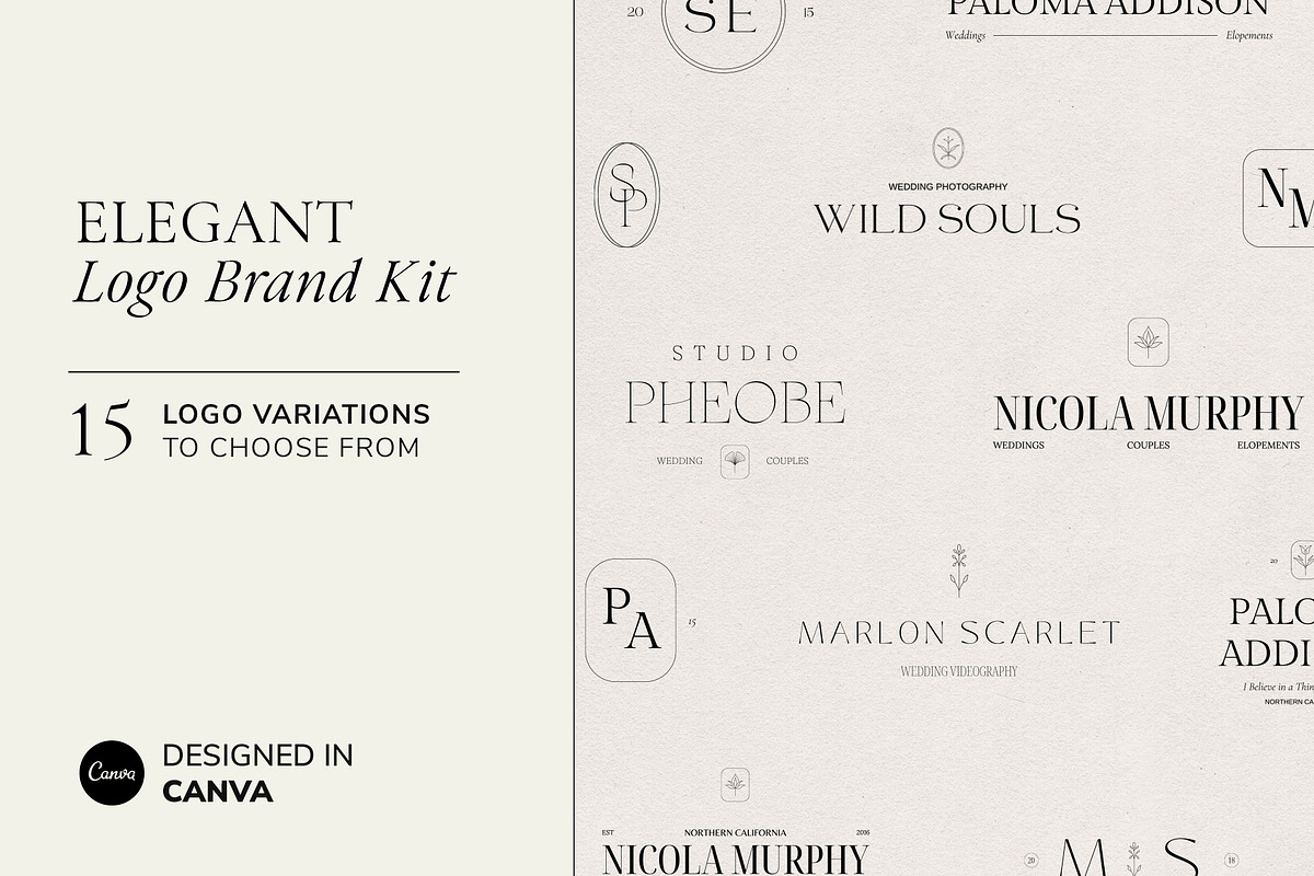 Elegant | Logo Brand Pack, a Branding & Logo Template by Studio Leelou (Photo 1 of 10)