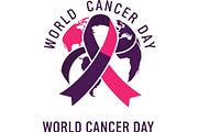 Cancer Awareness T Shirt Design Set, a Healthcare Illustration by balal (Thumbnail 28 of 30)